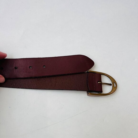 Ralph Lauren NWOT men’s leather belt with brass buckle, Size 36 - Picture 7 of 8